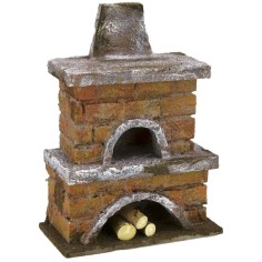 Forno per Presepe cm 13x6,5x17,5 h per statue da 12 cm Mondo