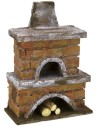 Horno para Belén de 11x5,5x15 cm de altura para figuras de 10 cm