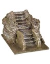 Escalera para Belén de 9x12x7 cm de altura para figuras de 6 cm