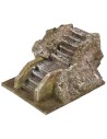 Escalera para Belén de 9x12x7 cm de altura para figuras de 6 cm
