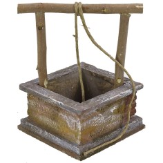 Pozzo per presepe cm 11x11,5x16 h per statue da 12 cm Mondo 2
