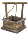 Pozo para belén de 10x10x12,5 cm de altura para figuras de 10