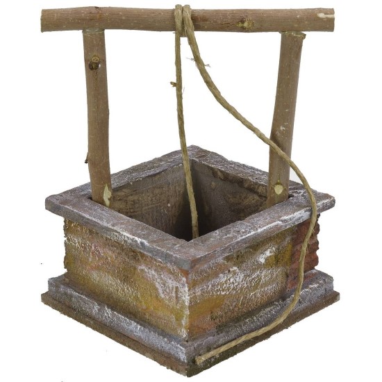 Well for nativity scene 10x10x12.5 h for statues of 10 cm