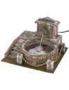 Fuente circular con escala de 26x26x18 cm de altura para