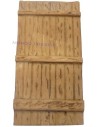 Puerta de resina efecto madera medidas: