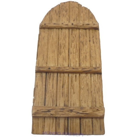 Puerta de resina efecto madera con arco - varias medidas