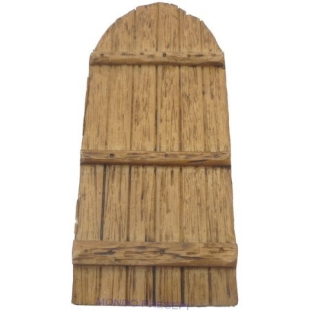 Puerta de resina efecto madera con arco - varias medidas