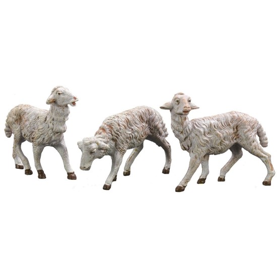 Juego de 3 ovejas para estatuas de 19 cm Fontanini Mundo Pesebres