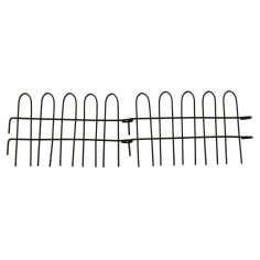 Modular black metal railing cm 9.5x6 h