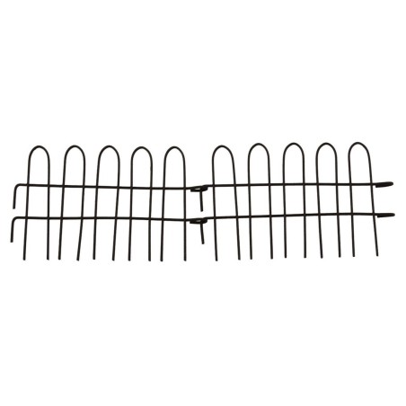 Barandilla de metal negra modular cm 9,5x6 h