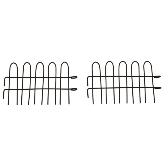 Barandilla de metal negra modular cm 9,5x6 h