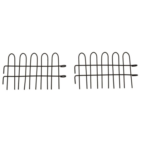 Barandilla de metal negra modular cm 9,5x6 h