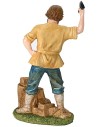 Leñador de 27 cm en resina