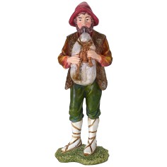 Bagpiper 27 cm in resin