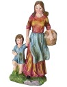 Donna con bambino cm 27 in resina Mondo Presepi