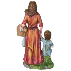 Donna con bambino cm 27 in resina Mondo Presepi 2
