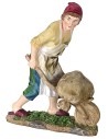 Mugnaio con carriola cm 27 in resina Mondo Presepi
