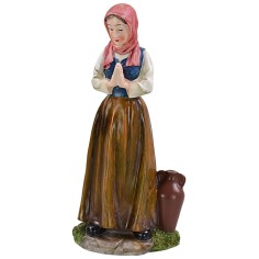 Adoring woman cm 27 in resin