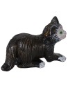 Gato marrón en pvc