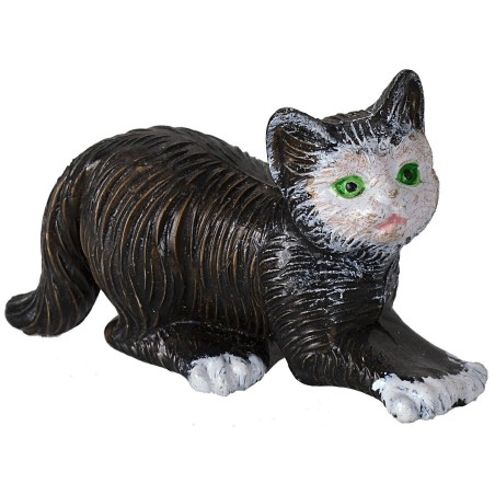 Gatto marrone in pvc Mondo Presepi