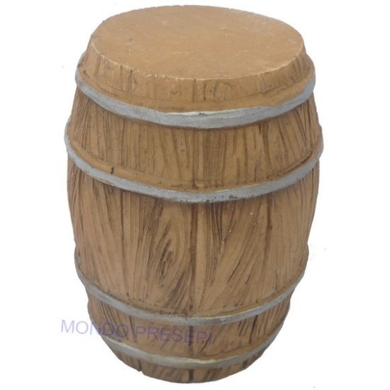 Barril en resina efecto madera - Tres tamaños disponibles