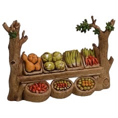 Fruttivendolo cm 12x3,4x8,9 h per statue 6 cm Landi Mondo 2