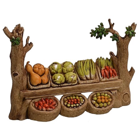 Greengrocer 12x3.4x8.9 cm h for statues 6 cm Landi