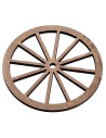 Rueda de madera ø 8 cm
