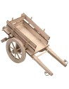 Carretto in legno 12,5x7,3x6,2 h Mondo Presepi