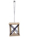 Linterna de madera cm 2x2x2,5 h