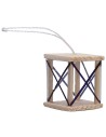 Linterna de madera cm 2x2x2,5 h