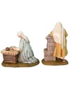 Palestinian Nativity in painted resin 12 cm Landi economic