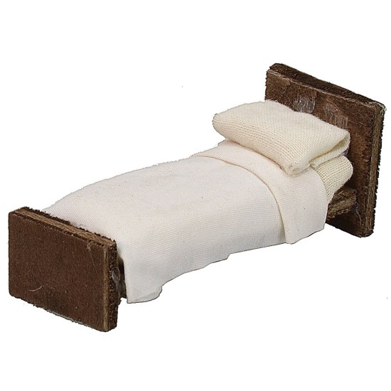 Letto singolo cm 7x2,5x2,5 h Mondo Presepi