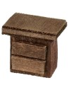 Wooden bedside table 2x1.5x2 cm h.