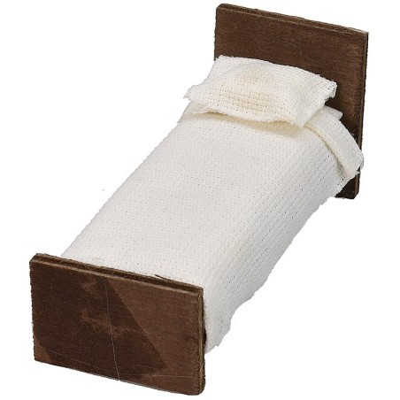 Single wooden bed cm 10x4x4,7 h