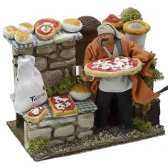 Pizza seller in motion series 14 cm 2