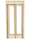 Wooden French window with opening doors cm 9x0,3x19,4 h