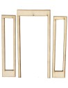 Wooden French window with opening doors cm 9x0,3x19,4 h