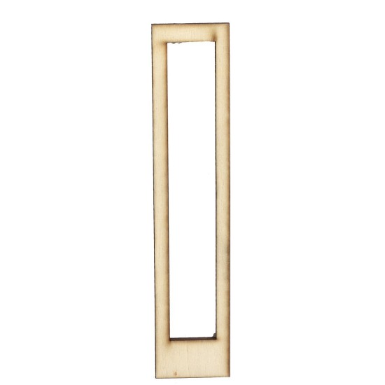 Puerta ventana de madera con hojas abatibles de 9x0,3x19,4 cm h