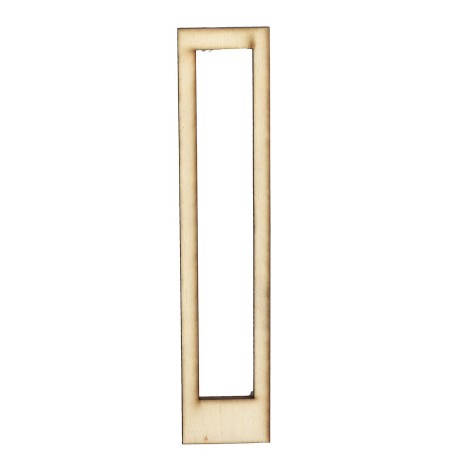 Puerta ventana de madera con hojas abatibles de 9x0,3x19,4 cm h