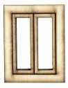 Finestra in legno con ante apribili cm 3,5x0,4x4,5 h Mondo
