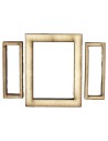 Ventana de madera con hojas abatibles cm 3,5x0,4x4,5 h