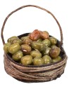 Basket with olives ø 2,5 cm