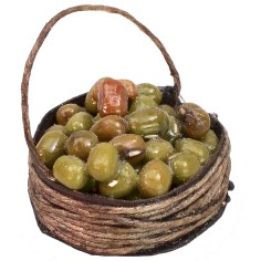 Basket with olives ø 2,5 cm 2