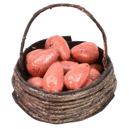 Basket with pears ø 2.5 cm