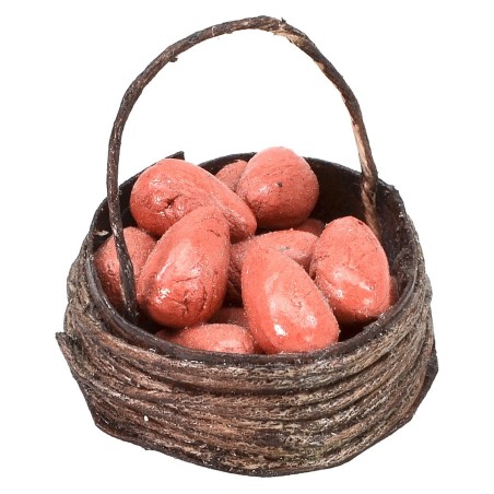 Basket with pears ø 2.5 cm