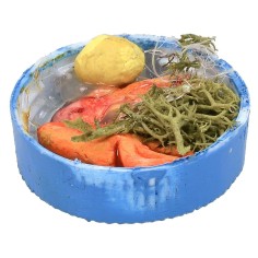 Round box with fish ø 2.8 cm 2