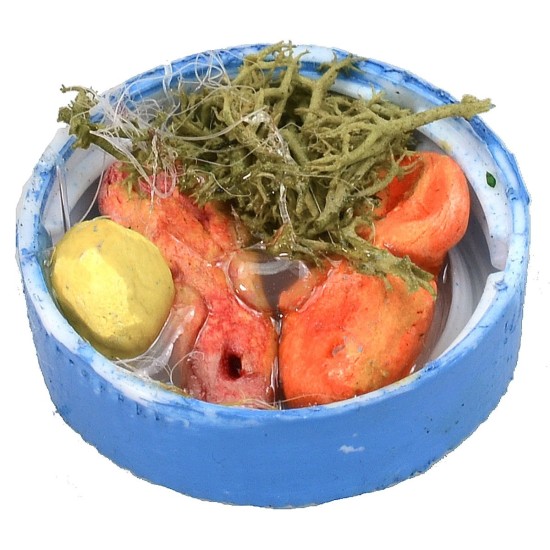 Cassetta tonda con pesce ø 2,8 cm Mondo Presepi