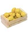 Wooden box with lemons cm 3,7x2,1x1,4 h