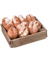 Wooden box with bread cm 4x3,2x0,9 h